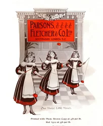 Our Three Little Maids - Parsons, Fletcher & Co., Ltd. Advertisement