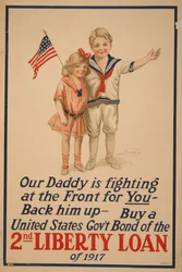 Our Daddy is Fighting at the Front for You. 2nd Liberty Loan