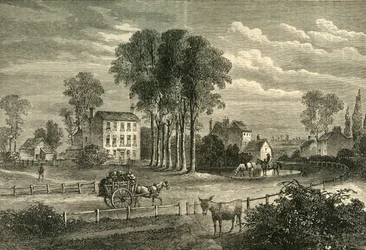 Paddington Green in 1750