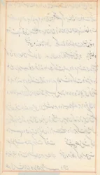 Page from Tales of a Parrot Tuti-nama: text page blank, c. 1560