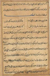 Page from Tales of a Parrot Tuti-nama: Text Page