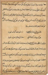 Page from Tales of a Parrot Tuti-nama: text page