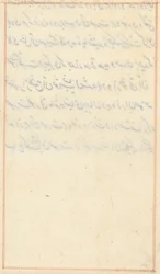 Page from Tales of a Parrot Tuti-nama: text page, c. 1560
