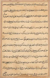 Page from Tales of a Parrot Tuti-nama: text page, c. 1560