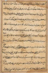 Page from Tales of a Parrot Tuti-nama: text page
