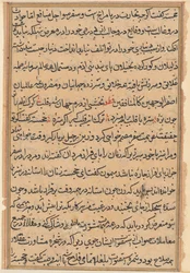Page from Tales of a Parrot Tuti-nama: Text Page, c. 1560