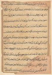 Page from Tales of a Parrot Tuti-nama: text page