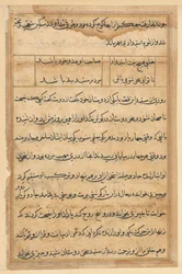 Page from Tales of a Parrot Tuti-nama: Text Page