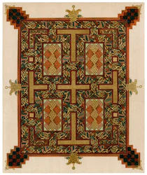 Page from the Lindisfarne Gospels