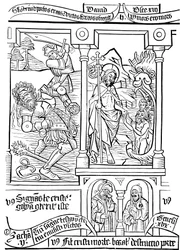 Page of Biblia Pauperum (Poor People