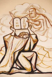 Moses and the Tables of the Law, Lome Cathedral, Lome, Togo