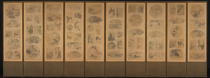 Painting of One Hundred Themes, late 1800s
