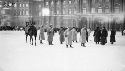 Palace Square, St Petersburg, Russia, on Bloody Sunday, 1905