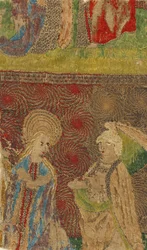 Panel with the Virgin and Gabriel Annunciate