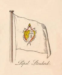 Papal Standard, 1838