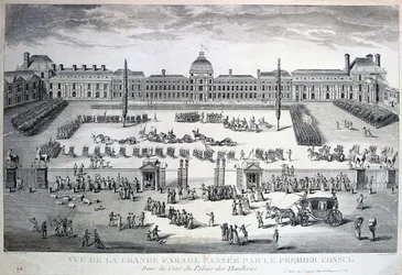 Parade of the Troops during the Grand Parade, Tuileries Palace