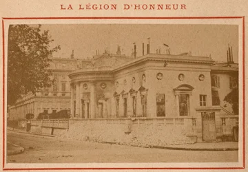 Paris Commune (1871): View of the Palais de la Légion d