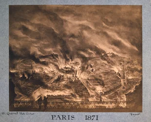 Paris in flames