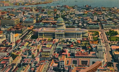 Partial Aerial View of the City, Havana, Cuba, c. 1910