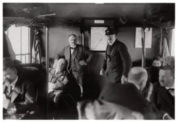Passenger compartment of a Zeppelin, Lake Constance, Germany