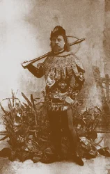 Pavel Gerdt as Prince Siegfried in the Ballet Swan Lake, St. Petersburg