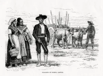 Peasants of Toledo, Castilla-La Mancha, Spain