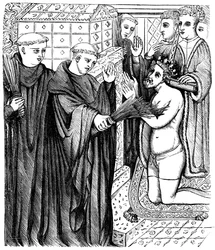 Penance of Henry before the shrine of Thomas a Becket