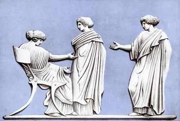 Penelope and Maidens, Wedgwood plaque
