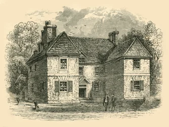 Penns House, Second Street, Philadelphia, c1687-1689
