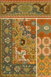 Persian weaving and illumination, 1898.