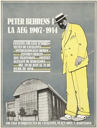 Peter Behrens and AEG 1907-1914 Poster