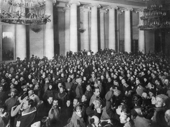 Petrograd Soviet of Workers and Soldiers Deputies, Tauride Palace, Russia