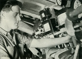 Petty Officer of a British Submarine, World War II, 1945