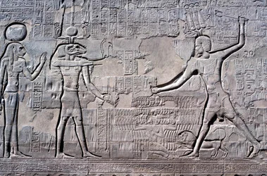 Pharaoh Smiting His Enemies, Temple of Khnum