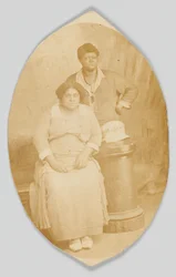 Photographic Postcard of Two Unidentified Women