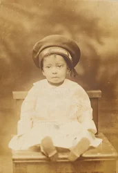 Photographic Postcard with Image of a Small Child, 1918-1930
