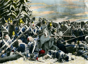 Photographic representation of the Battle of Austerlitz