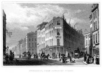 Piccadilly, from Coventry Street, Westminster, London