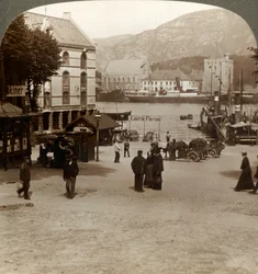 Picturesque Old Fortress Bergenhus, Bergen, Norway, 1905