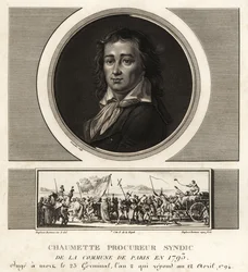 Pierre Gaspard Chaumette, Procureur Syndic de la Commune, atheist