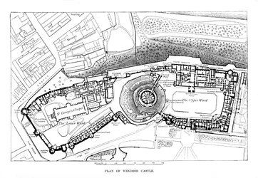 Plan of Windsor Castle