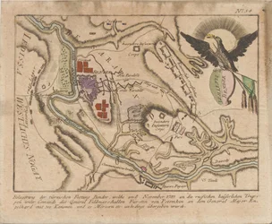 Plan of the Siege of the Turkish Fortress of Bender by the Russian Army in November 1789, 1789