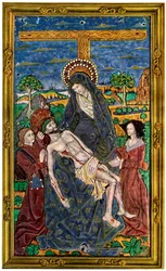 Plaque, Enamel on Copper