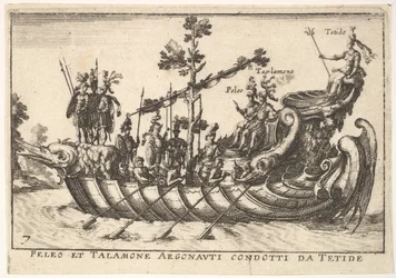 Plate 7: Peleo et Talamone Argonauti Condotti da Tetide, from The Magnificent Pageant