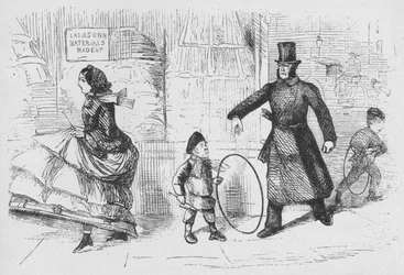 Police Cartoon in the Weekly, 1859, 1938