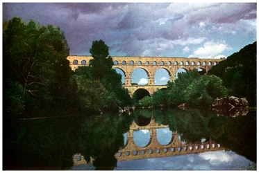 Pont du Gard, Roman Aqueduct, Nimes, France