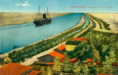 Port-Said - Entrance of the Canal