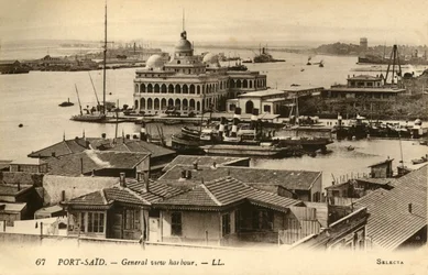 Port Said: General View of the Harbour