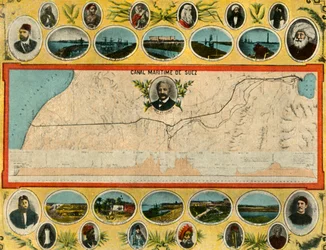 Port-Said - The Plan of the Canal