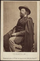 Portrait of Alfred, Lord Tennyson 1809-1892, 1861